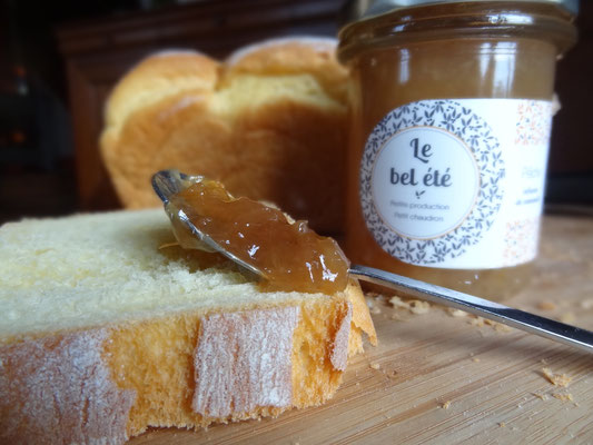 Confiture fabriquer par des producteur locaux "Bel été"